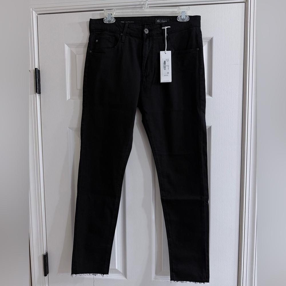 AG Adriano Goldschmied Women's Jet Black Skinny Jeans